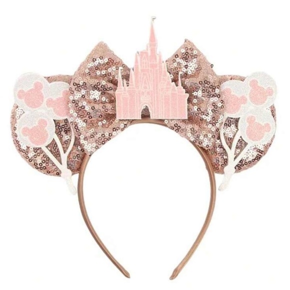 Cinderella Castle Rose Gold Mickey Balloons for Disneyland Walt Disney World WDW - Picture 1 of 1